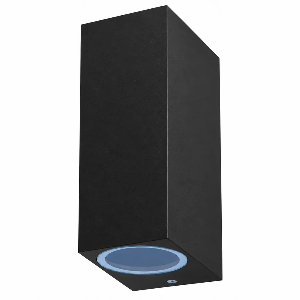 HS-WL65-2GU10-S1 Square Up & Down GU10 Wall Fitting