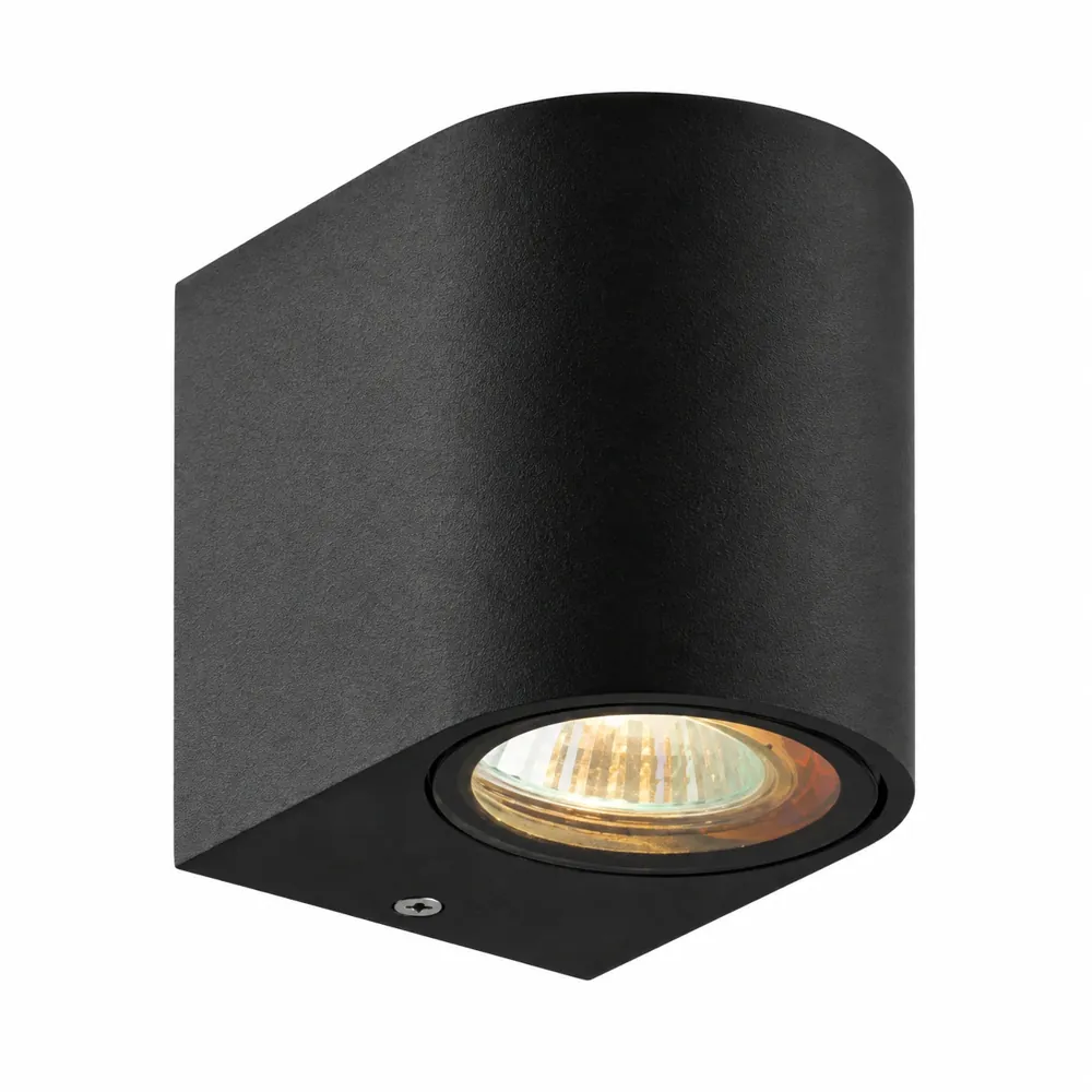 HS-WL65-GU10-R1 Round Single GU10 Wall Fitting